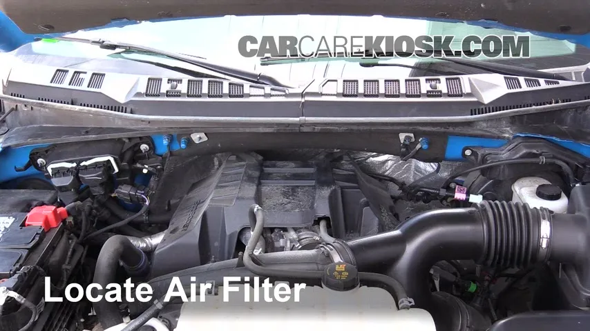 2015 Ford F-150 XL 2.7L V6 Turbo Extended Cab Pickup Filtro de aire (motor)